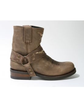 12979 Sendra Bikerboots Chiquita Floter Dark Taupe