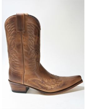 12994 Sendra Cowboystiefel JAVI Frisco Teak Borron Brown