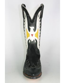 149 Cowboystiefel Don Quijote Black Adler