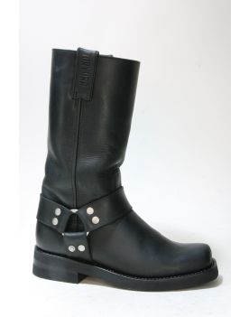 1501 MAYURA Bikerboots mit Gummisohle Negro