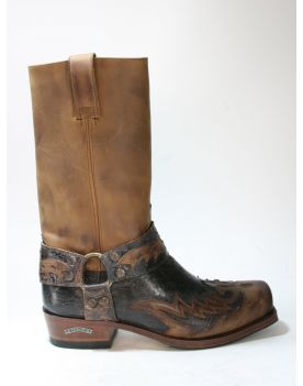 15495 Sendra Bikerboots BLUES Flota Tang Borr. Barbados