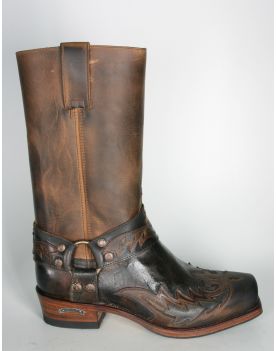 15495 Sendra Bikerboots BLUES Flota Tang Borr. Barbados
