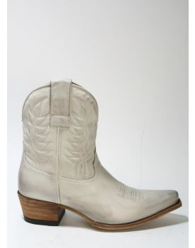 16576 Sendra GENE Salvaje Avorio weiße Cowboystiefel