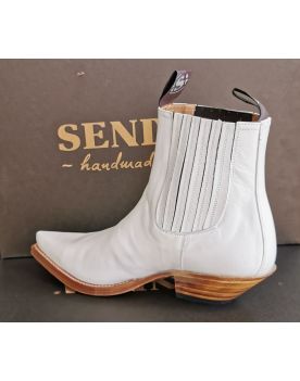 1692 Sendra Stiefeletten X Blanco Weiss