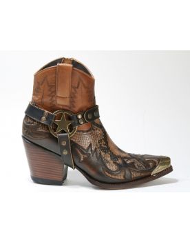 16931 Sendra Cowboystiefel LULA Natur Antic Jacinto