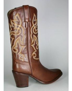 1703 Tony Mora Cowboystiefel braun rund