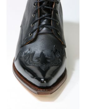 18659 Sendra Schnürstiefel Flora Negro Salvaje Negro