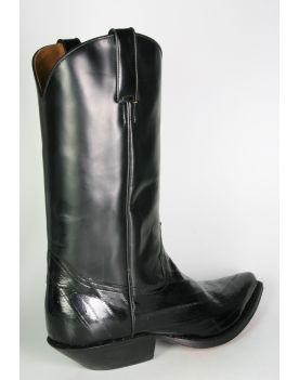 2051 Tony Mora Cowboystiefel Aal Leder schwarz