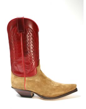 2073 Sendra Boots Cowboystiefel Serr. Daino Tabaco Rojo 