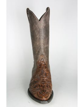 2132 Mezcalero Cowboystiefel Brush Cincelado