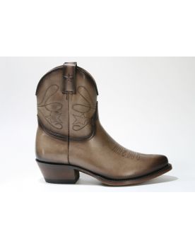 2374 Mayura Cowboy Stiefeletten Vintage Taupe