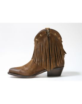 2374 Mayura Fransenstiefel Atenea Marron Tabaco