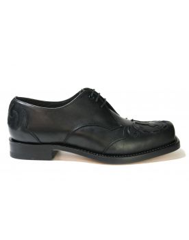 2587 Mayura Schnürschuhe Negro Flames