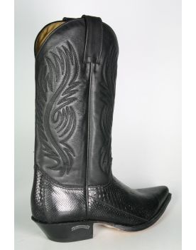 2605 Cowboystiefel Sendra Python Negro