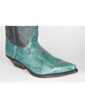 2605 Cowboystiefel Sendra Python Petrol