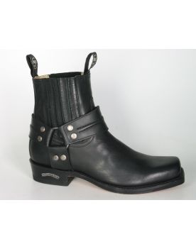2746 Sendra Bikerboots Stiefelette schwarz