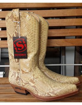 2966 Sendra Cowboystiefel Pico Python Natural beige