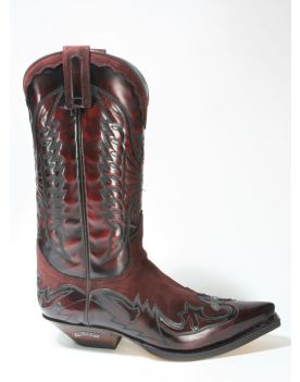 3156 Sendra Boots Cowboystiefel Flor. Fuchsia Serr. Kaleido