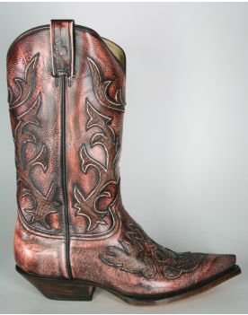 3221 Rancho Cowboystiefel Antic Salmon