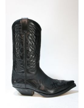  3241 Sendra Cowboystiefel Ibiza Flor. Negro Spr. Negro