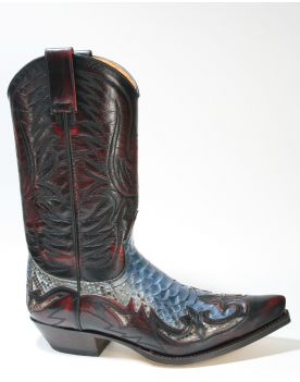 3241 Sendra Boots Hurr. Rojo Piton Fantasia Moon