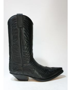 3241 Sendra Cowboystiefel Trenzado IBIZA schwarz