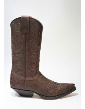 3241 Sendra Cowboystiefel Trenzado braun