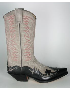 3241 Sendra Cowboystiefel Negro Blondy Inca