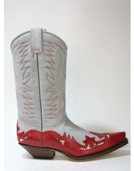 3242 Sendra Boots Ciclon Rojo Serraje Plaster