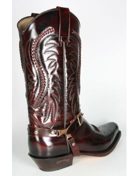 3434 Sendra Cowboystiefel Flor. Fuchsia