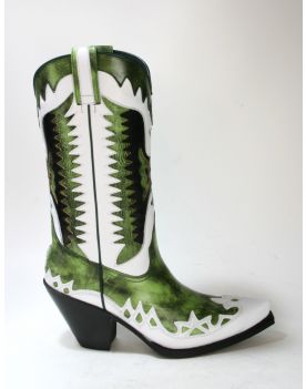 3840 Sendra Cowboystiefel GORCA Dream Zulu Blanco Denver Verde 