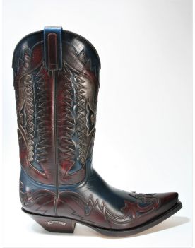 3840 Sendra Cowboystiefel Hurricane Rojo Ducados