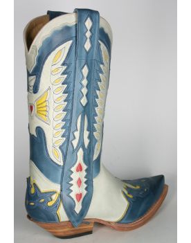 4549 Cowboystiefel Sendra Box Brash Navy