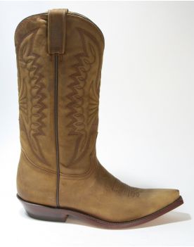 5014 Rancho Cowboystiefel CZ Oakwood Brown