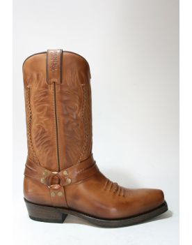 5122 Sancho Bikerboots Ecotan