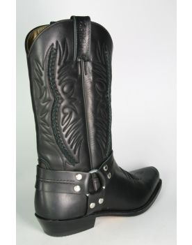 5122 Bikerboots Sancho Negro