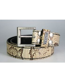 5156 Sendra Gürtel Python Natural 1