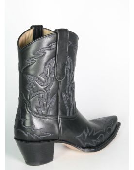 5300 Sendra Cowboystiefel Kurzschaft Judy Negro