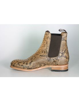 5595 Sendra Chelsea Boots Python Camel