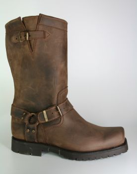 5635 Sancho Bikerboots Engineer III braun