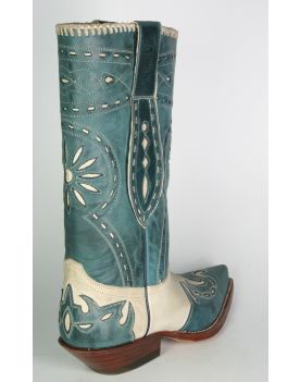 5737 Cowboystiefel Sancho blau