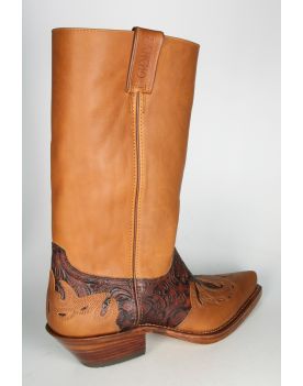 6074 Sancho Cowboystiefel Cuero Blondy spitz