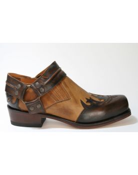 6077 Sendra Bikerschuhe Britnes Flo.Marron Sprinter