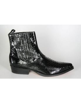 621 Tony Mora Stiefelette TB Python Negro 2