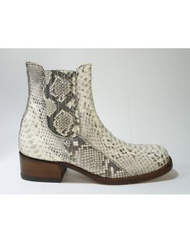  6472 Sancho Stiefelette Python Natural