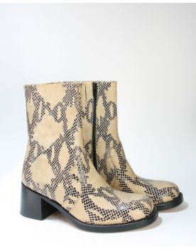 6629 Sancho Stiefeletten Snake Imitation