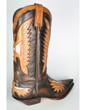 6990 Sendra Cowboystiefel Britnes Marron Adler