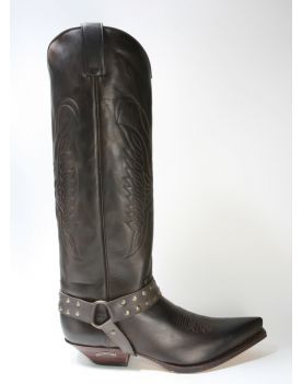 7167 Sendra Cowboystiefel Hochschaft Snowbut Braun