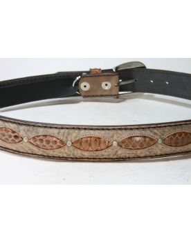 7310 Wechselgürtel Original Belts Brown Python
