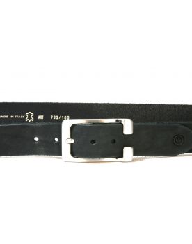 733 Vittozzi Gürtel Nubuk Black